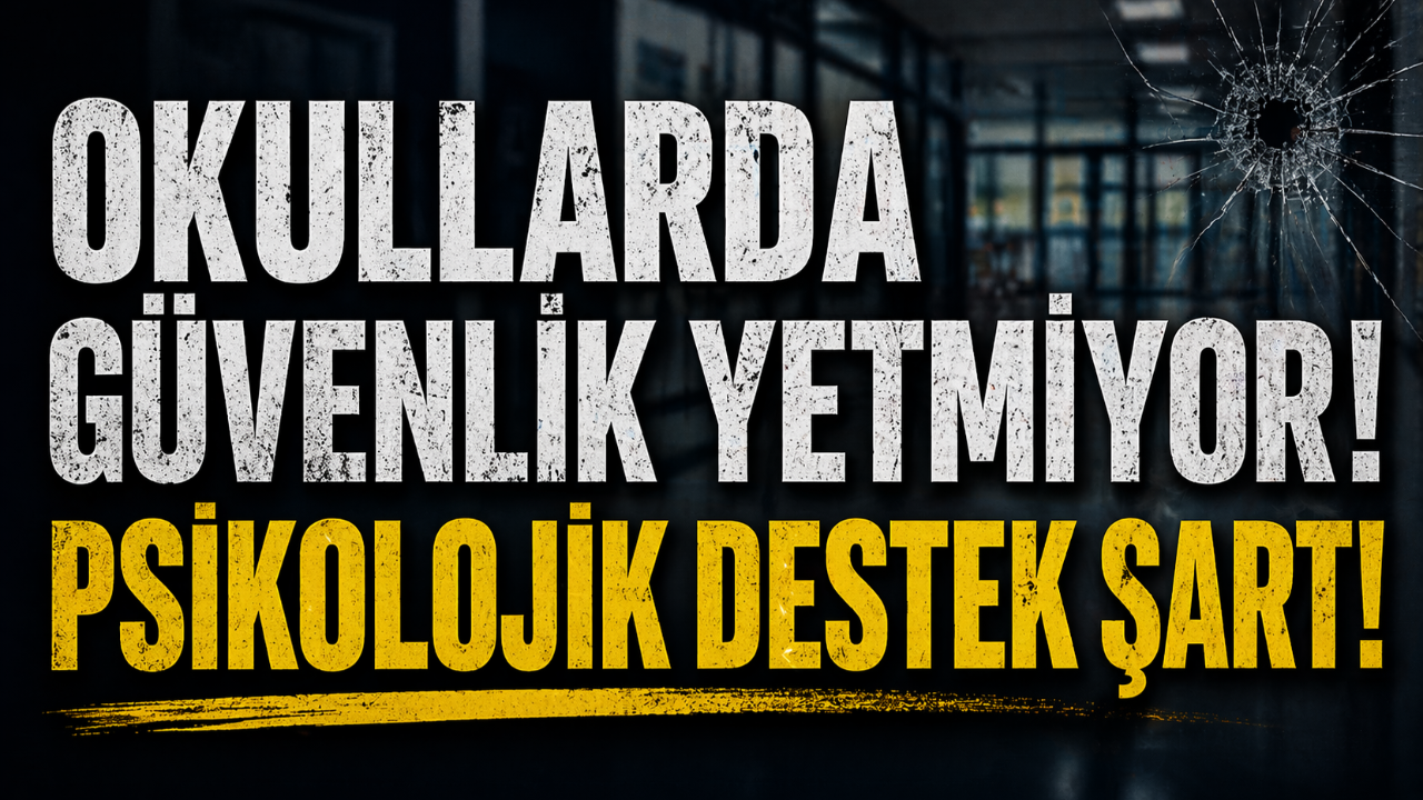 Okullarda güvenlik yetmiyor: Uzmanlar psikolojik destek şart diyor
