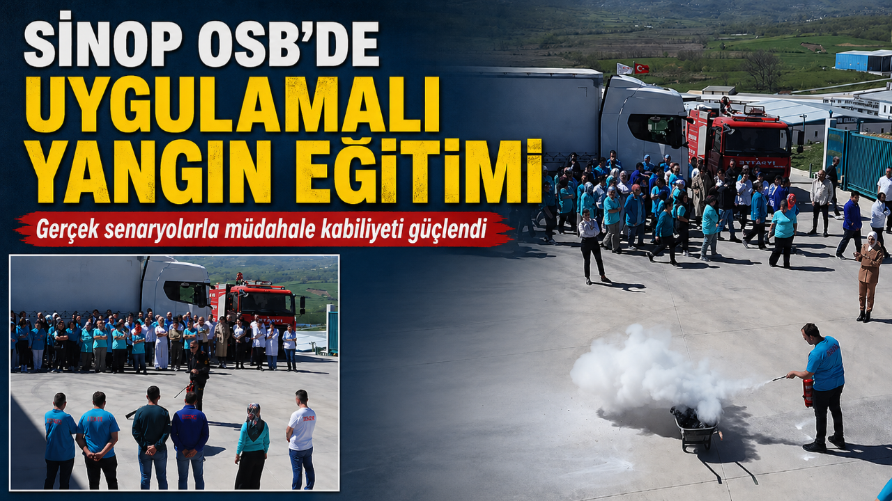 OSB’de yangın tatbikatı ile farkındalık yükseldi