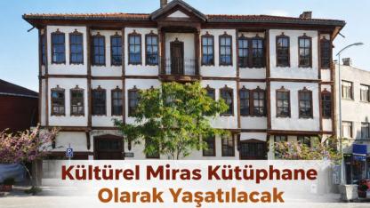 Gerze'de tarihi konak kütüphaneye dönüştürülüyor