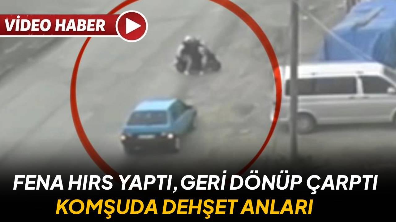 Gözü döndü! Manevra yapıp üzerlerine sürdü