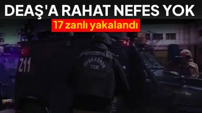 Teröre geçit yok: Şafak vakti 17 gözaltı
