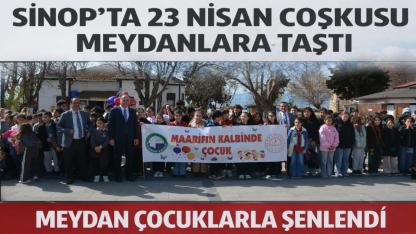 Çocuk Şenliği Sinop’ta renkli görüntülere sahne oldu