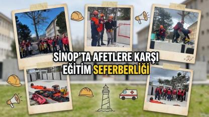 İHH Sinop Arama Kurtarma Ekibi AFAD Eğitiminden Geçti