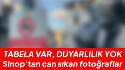 Sinop’ta ‘pes’ dedirten görüntü