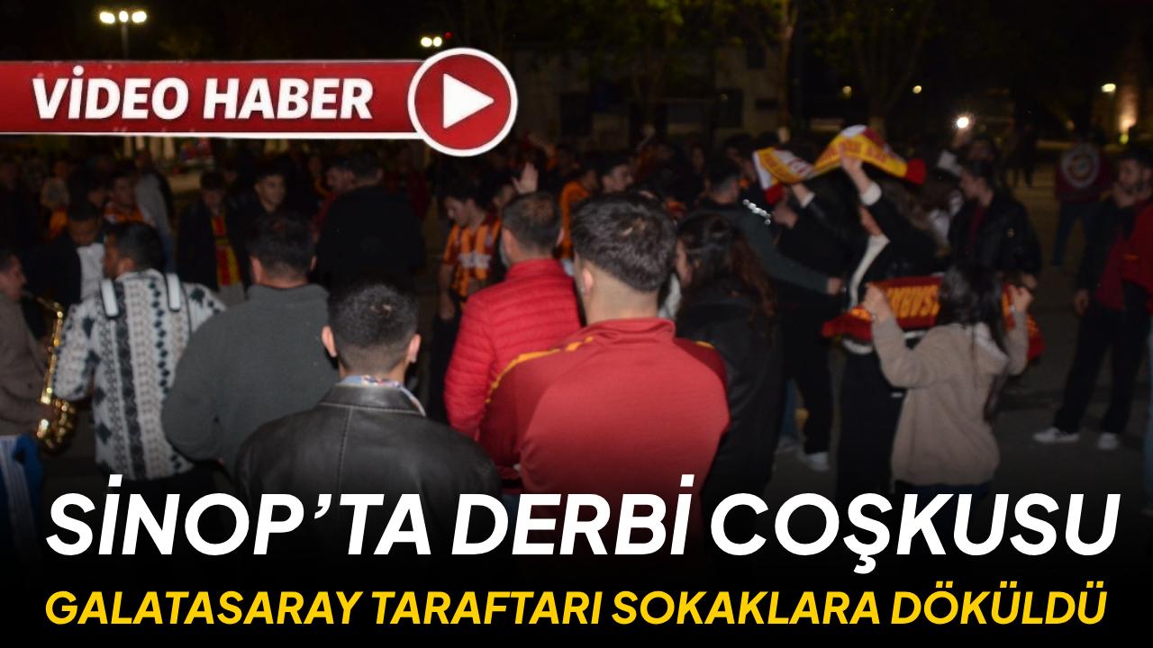 Sinop sokaklarında sarı-kırmızı gece: Derbi zaferi kutlandı