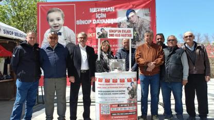 Osmaniyeliler Derneği’nden Metehan için bağış nöbeti