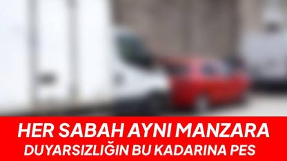 Cadde değil sanki otopark