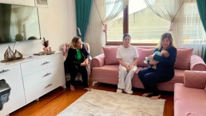 Sinop’ta "Hoş Geldin" Mesaisi: Karan bebek ziyaret edildi