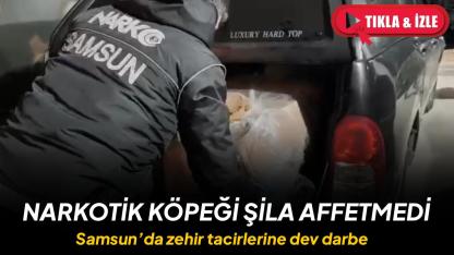 Samsun'da uyuşturucu operasyonunda 165 bin hap ele geçirildi