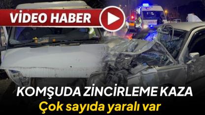 Samsun'da zincirleme trafik kazası: 6 yaralı