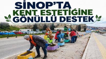 Sinop Hemşehrilik ve Dostluk Derneği’nden kent estetiğine renkli dokunuş