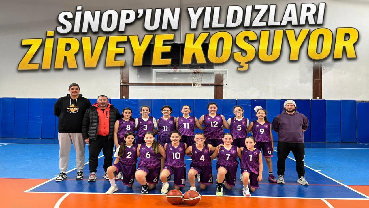 Sinop Mehmet Akif Ersoy Ortaokulu kız basketbol takımlarından büyük başarı