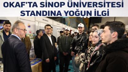 Sinop  Üniversitesi OKAF'26 fuarında yerini aldı