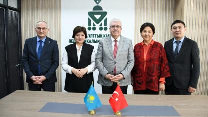 Sinop Üniversitesi'nden Kazakistan’da uluslararası iş birliği adımı