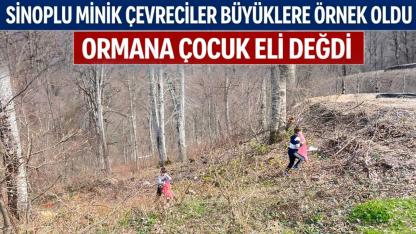 Sinoplu çocuklardan büyüklere örnek davranış