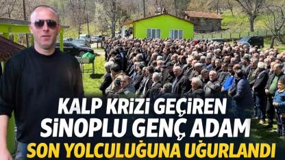 Sinoplu genç adam son yolculuğuna uğurlandı
