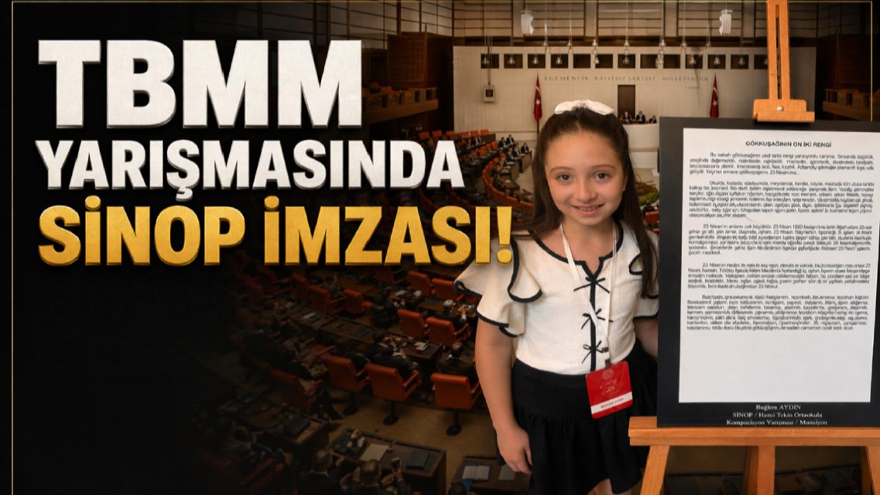 Sinoplu genç yetenek TBMM’de gurur yaşattı