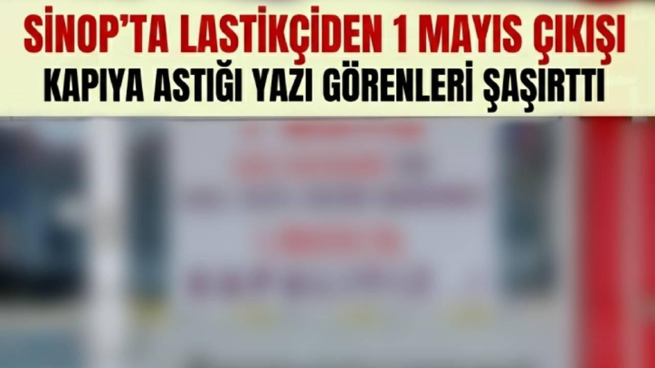 Sinop’ta 1 Mayıs mesajı