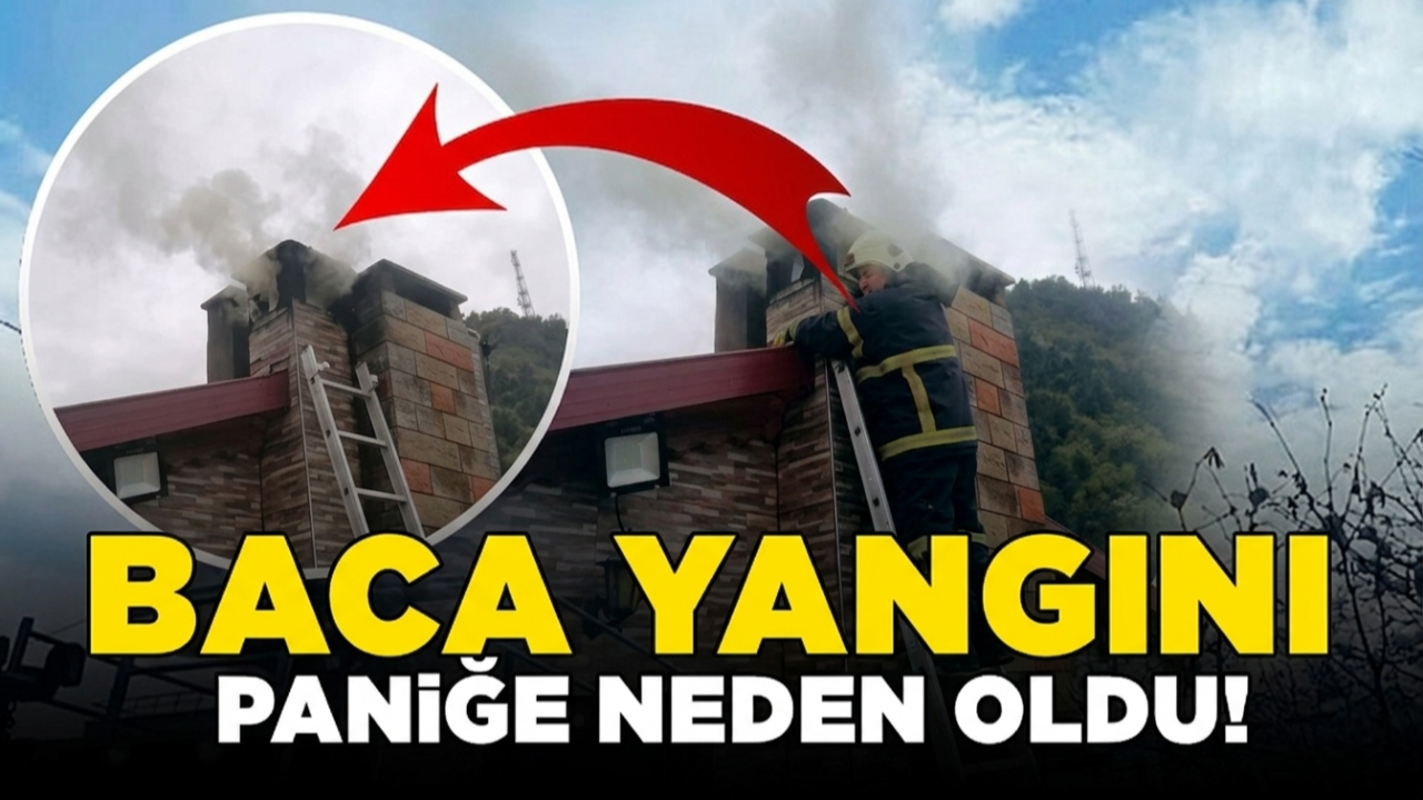 Sinop'ta baca yangını paniğe yol açtı