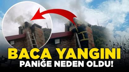 Sinop'ta baca yangını paniğe yol açtı