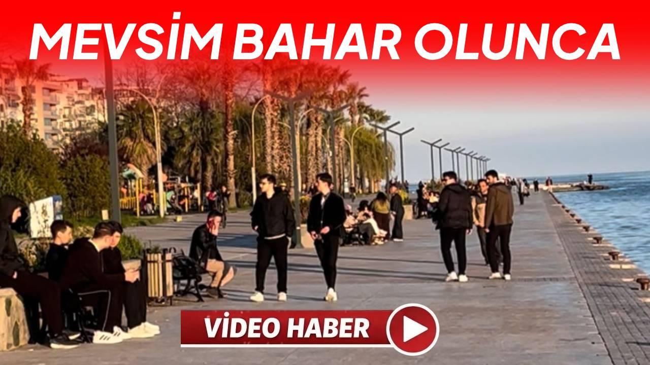 Sinop'ta bahar geldi, sahiller şenlendi