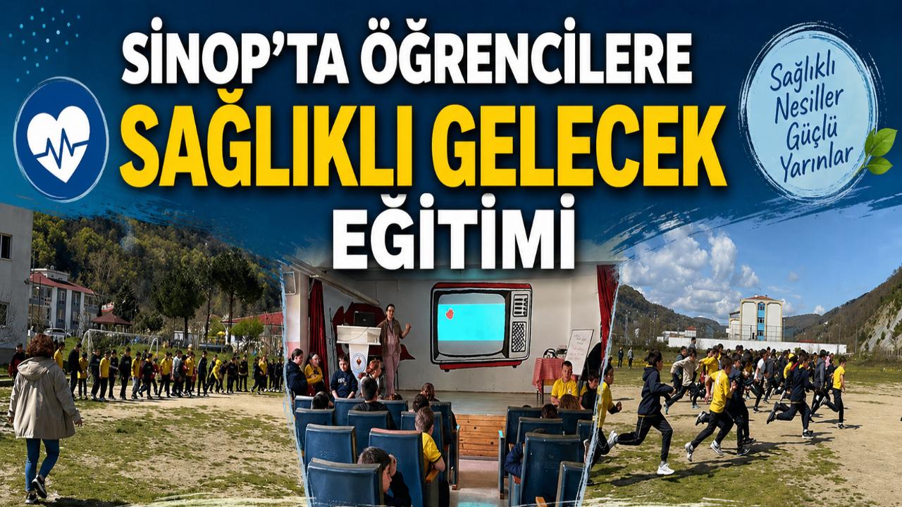 Sinop'ta çocuklar eğlenerek sağlıklı yaşamı öğreniyor