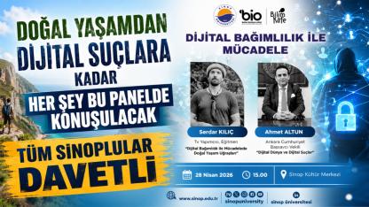 Sinop’ta dijital bağımlılıkla mücadele paneli düzenlenecek