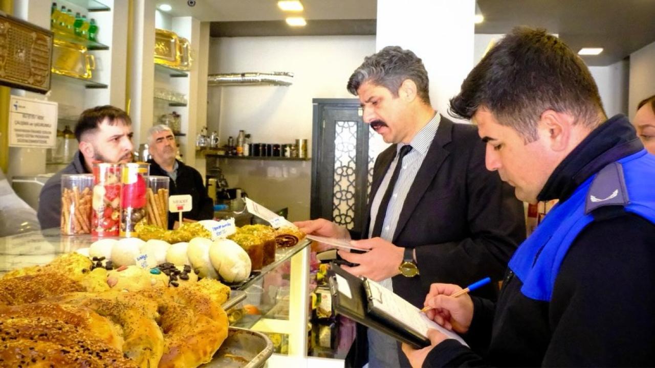 Sinop'ta fırın ve pastaneler denetlendi