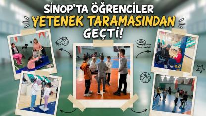 Sinop'ta geleceğin sporcuları yetenek taramasıyla belirleniyor