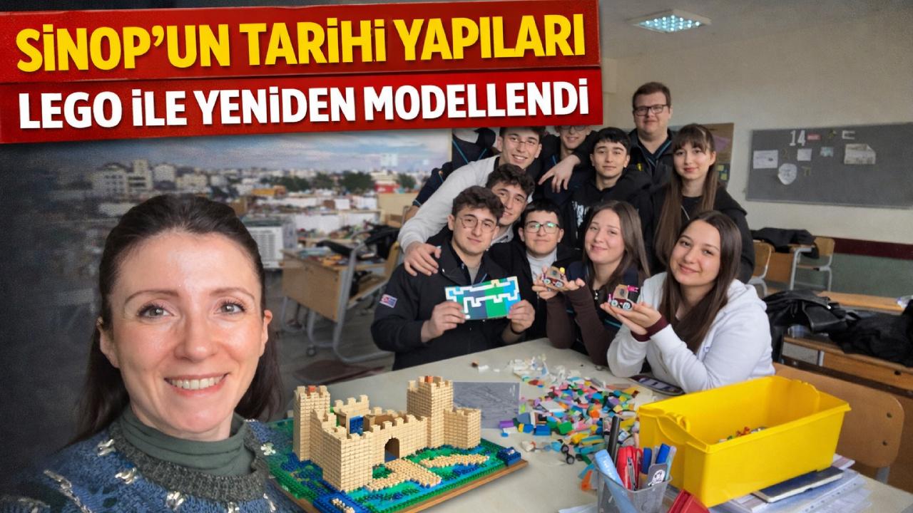 Sinop’ta gençler tarihi mirasi legolarla yeniden inşa ediyor