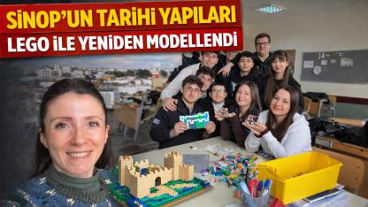 Sinop’ta gençler tarihi mirasi legolarla yeniden inşa ediyor