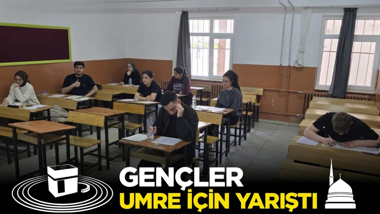 Sinop'ta gençler umre ödülü için ter döktü