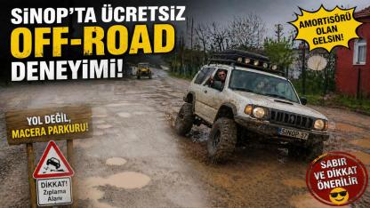 Sinop'ta grup yolu alarm veriyor: Sürücüler zor anlar yaşıyor