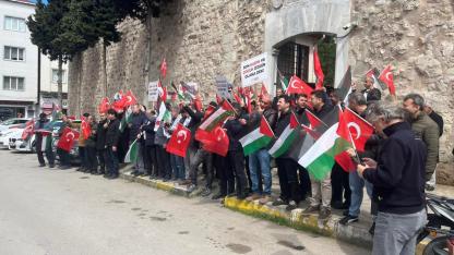 Sinop’ta İsrail’e "İdam Yasası" tepkisi: "Bu bir Nazi zulmü''