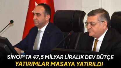 Sinop’ta kamu yatırımlarının ilk çeyrek bilançosu belli oldu