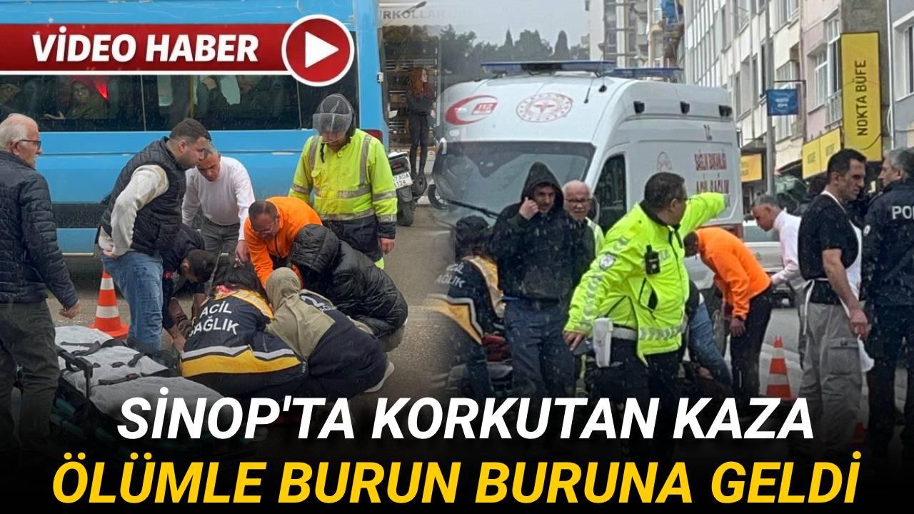 Sinop'ta kaza: Yolun karşısına geçmek isterken canından oluyordu