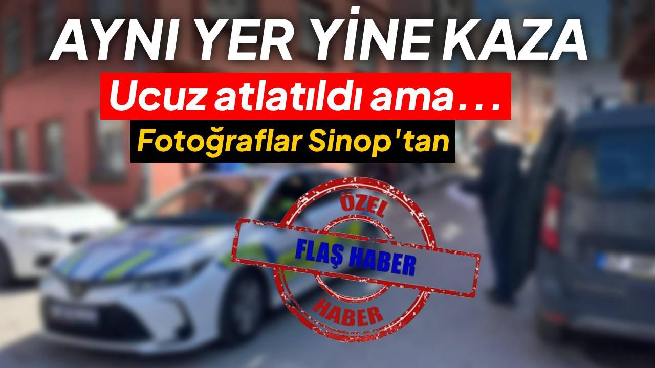 Sinop'ta korkutan kaza: Vatandaş önlem bekliyor