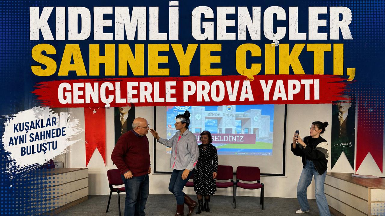 Sinop'ta kuşaklar sahnede buluştu