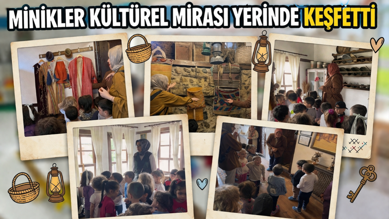 Sinop'ta minikler kültürel yolculuğa çıktı