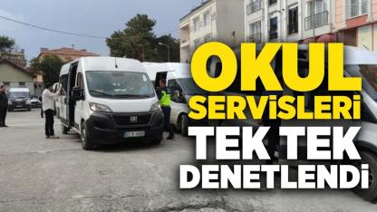 Sinop'ta öğrenci servislerine sıkı denetim