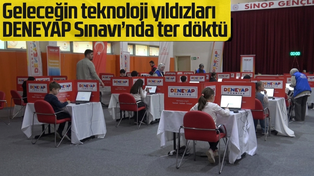 Sinop'ta öğrenciler Deneyap hayali için yarıştı
