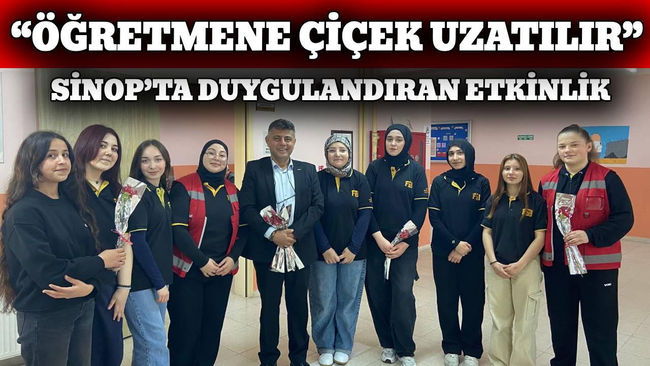 Sinop’ta öğrencilerden anlamlı davranış