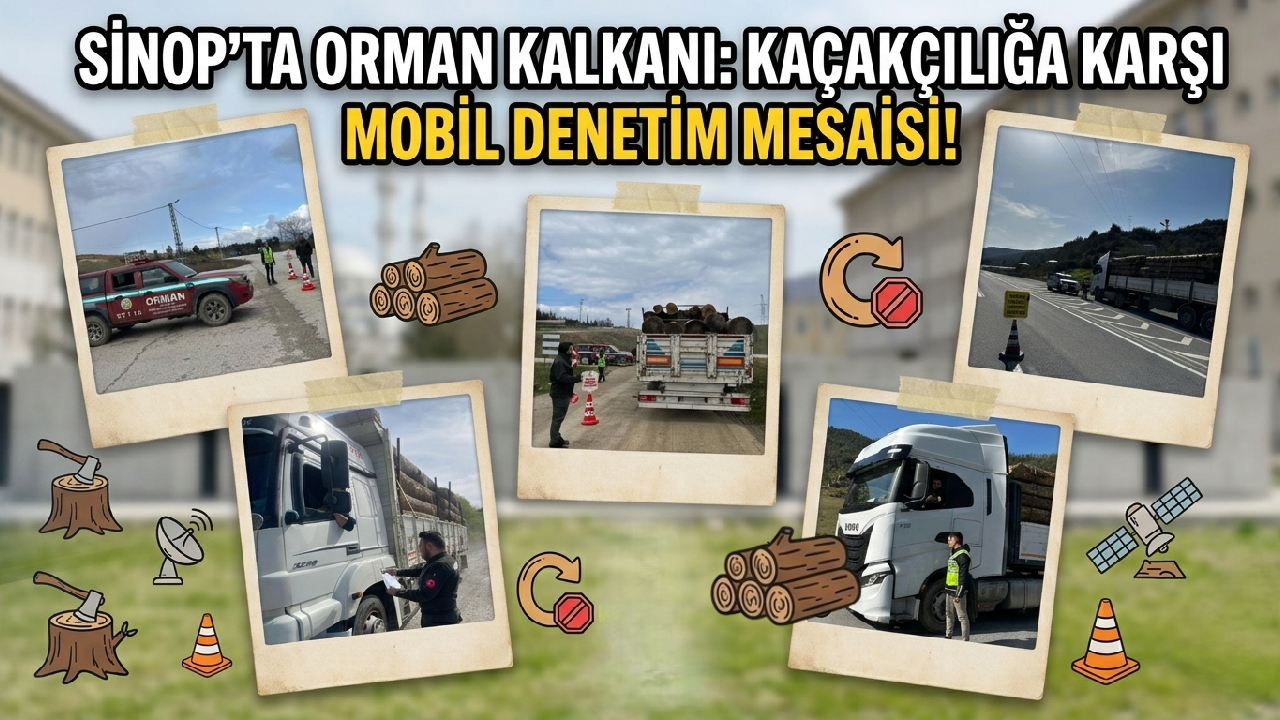 Sinop'ta ormanların geleceği için sahada yoğun mesai