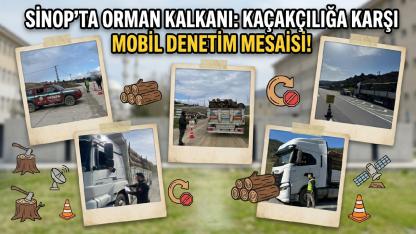 Sinop'ta ormanların geleceği için sahada yoğun mesai