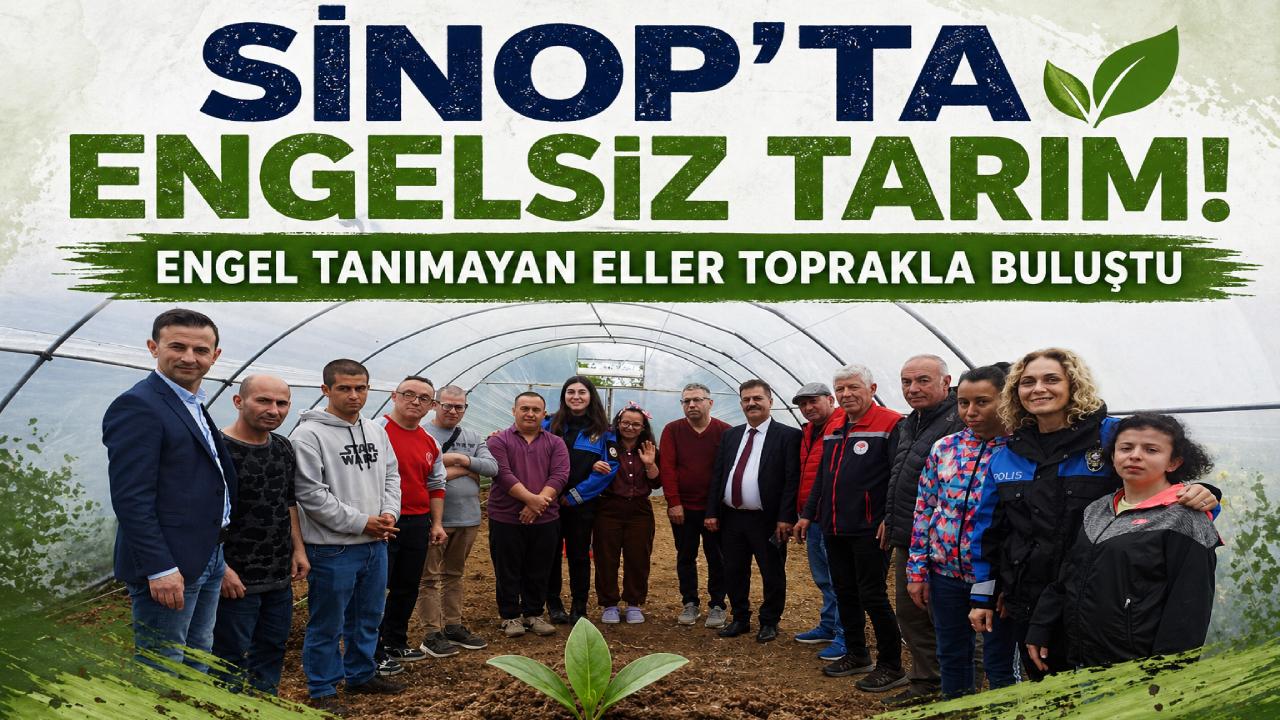 Sinop’ta özel gereksinimli bireylerden fide dikimi etkinliği