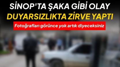 Sinop'ta pes dedirten görüntü: Hata üzerine hata yaptı