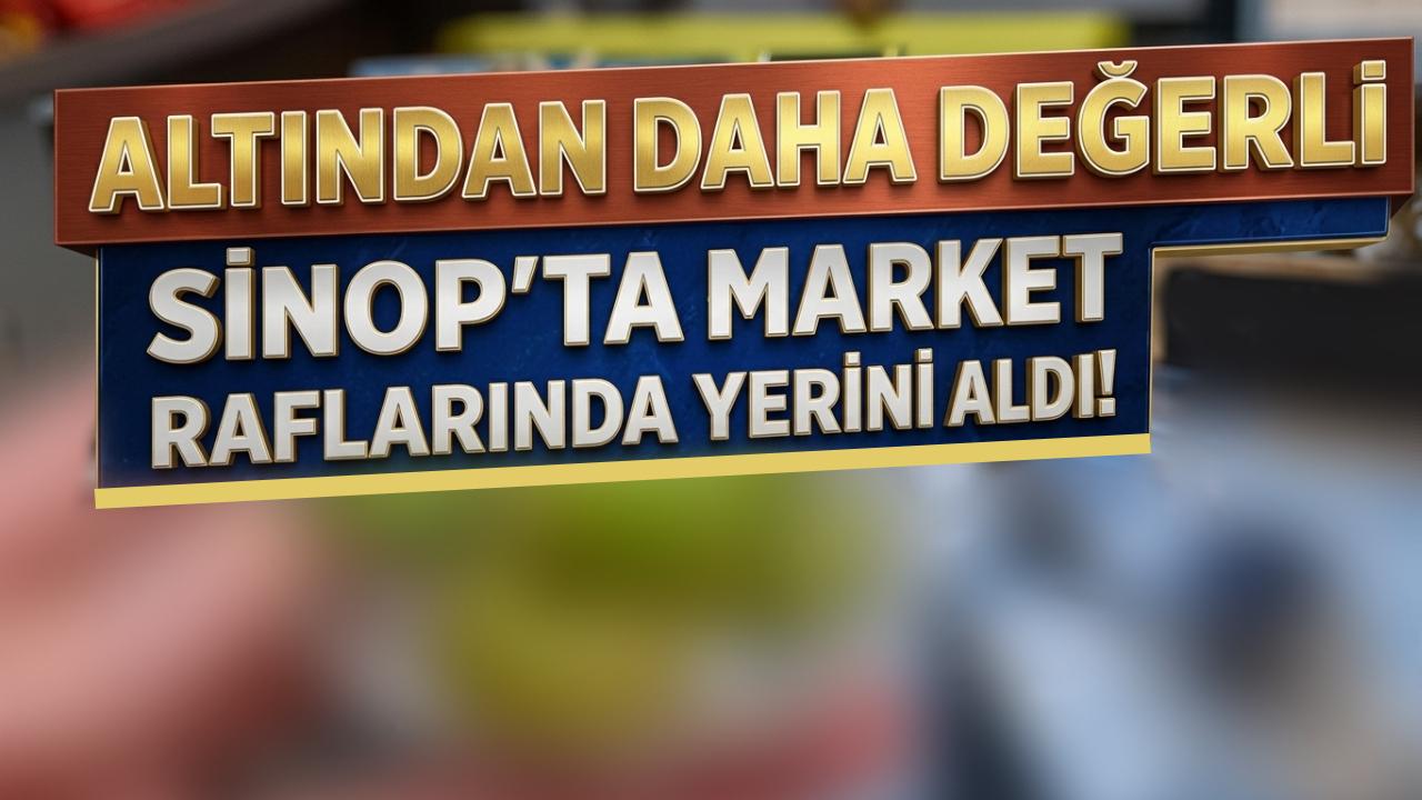 Sinop’ta raflara yerini aldı, etiketi gören kaçtı