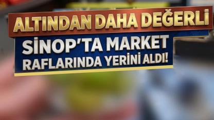 Sinop’ta raflara yerini aldı, etiketi gören kaçtı