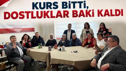 Sinop'ta şehit yakınları ve gazilerin sanat yolculuğu başarıyla tamamlandı