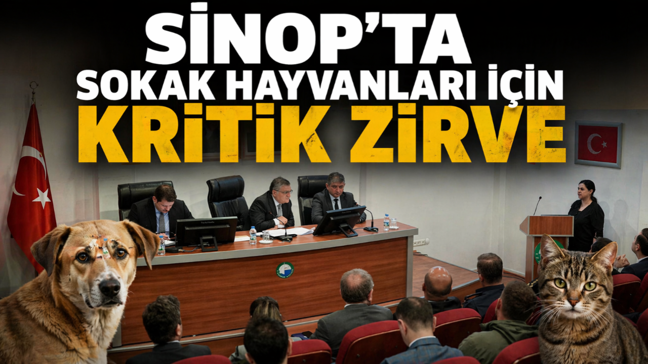 Sinop’ta sokak hayvanları için yol haritası belirlendi